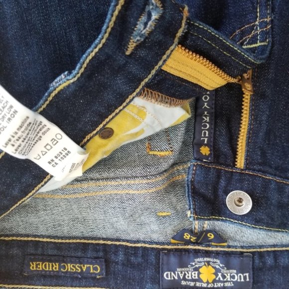 Lucky Brand Classic Rider Jean Size 6 - Picture 2 of 7